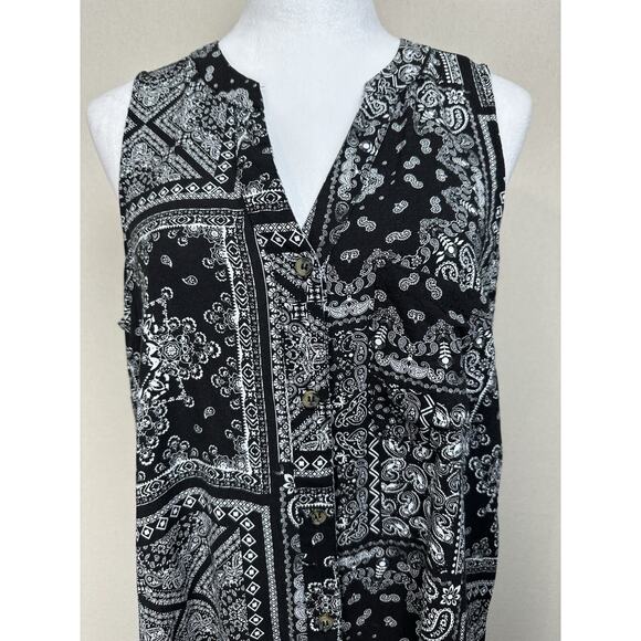 J For Justify Bandanna Print Sundress 1X Lightweight & Breezy Whimsy - Picture 2 of 12